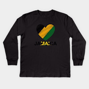 Love Jamaica Kids Long Sleeve T-Shirt